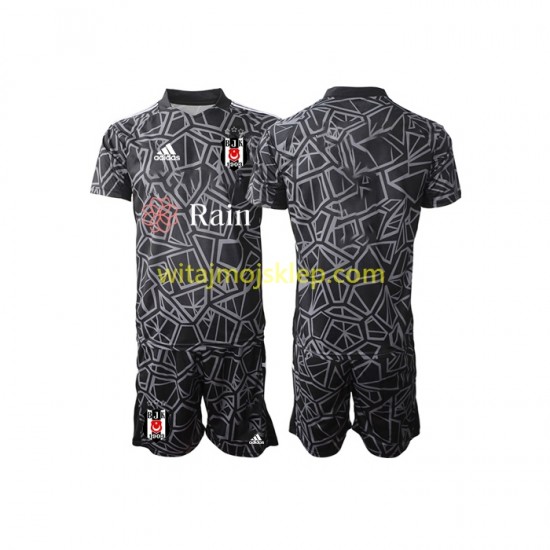 Koszulka Besiktas Bramkarskie Dziecięca Stroje Wyjazdowe 2022-2023 Krótkie Rękawy