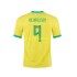 Koszulka Reprezentacja Brazylii RICHARLISON 9 Męska Stroje Domowe 2022 Krótkie Rękawy