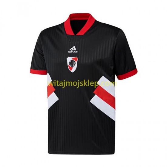 Koszulka CA River Plate Icon Retro Męska Stroje Domowe 2022-2023 Krótkie Rękawy