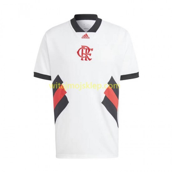 Koszulka CR Flamengo Icon Retro Męska Stroje Domowe 2022-2023 Krótkie Rękawy