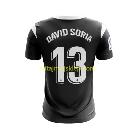 Koszulka Getafe CF David Soria 13 Męska Stroje Wyjazdowe 2022-2023 Krótkie Rękawy