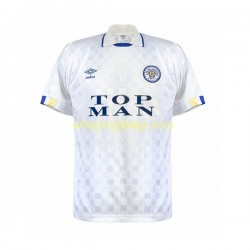 Koszulka Leeds United Retro Męska Stroje Domowe 1989-1990 Krótkie Rękawy