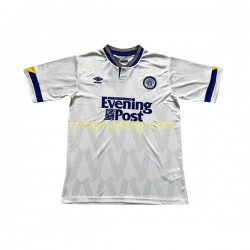 Koszulka Leeds United Retro Męska Stroje Domowe 1991-1992 Krótkie Rękawy