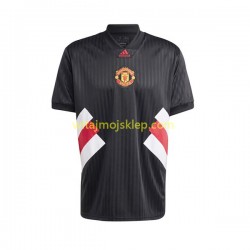 Koszulka Manchester United Icon Retro Męska Stroje Domowe 2022-2023 Krótkie Rękawy