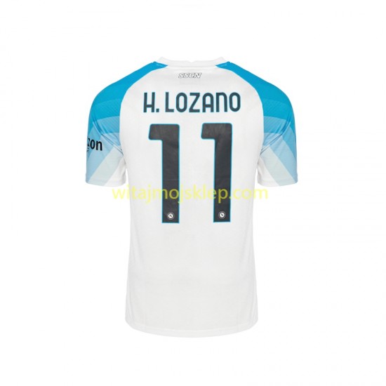 Koszulka Napoli Face Game Lozano 11 Męska Stroje Domowe 2022-2023 Krótkie Rękawy