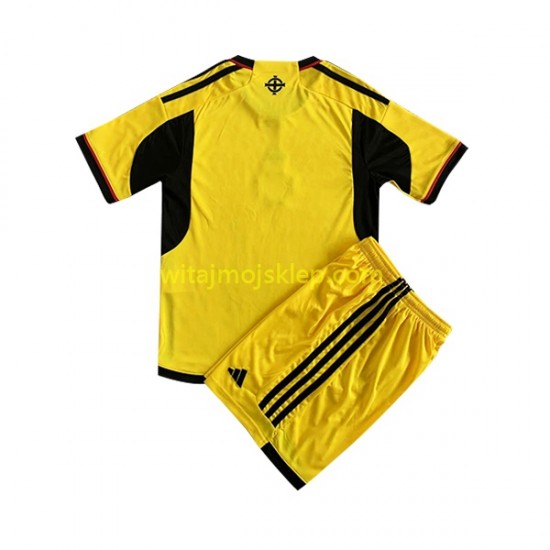 Koszulka Reprezentacja Irlandii Północnej Dziecięca Stroje Domowe 2023 Krótkie Rękawy