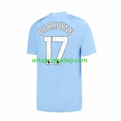 Koszulka Manchester City Kevin De Bruyne 17 Męska Stroje Domowe 2023-2024 Krótkie Rękawy
