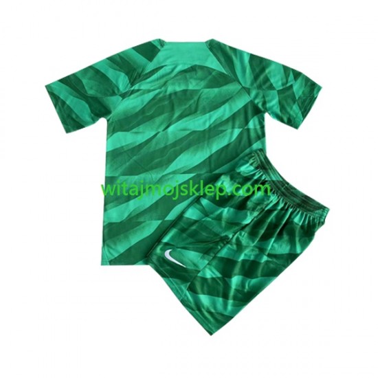 Koszulka Paris Saint-Germain Bramkarskie Dziecięca Stroje Domowe 2023-2024 Krótkie Rękawy