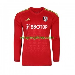 Koszulka Fulham Bramkarskie Męska Stroje Domowe 2023-2024 Długie Rękawy