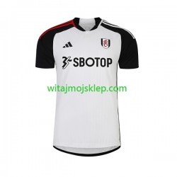 Koszulka Fulham Męska Stroje Domowe 2023-2024 Krótkie Rękawy