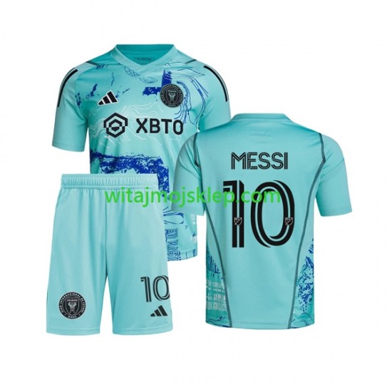 Koszulka Inter Miami Lionel Messi 10 Special Dziecięca Stroje Domowe 2023-2024 Krótkie Rękawy