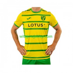 Koszulka Norwich City Męska Stroje Domowe 2023-2024 Krótkie Rękawy