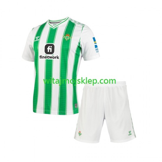 Koszulka Real Betis Dziecięca Stroje Domowe 2023-2024 Krótkie Rękawy