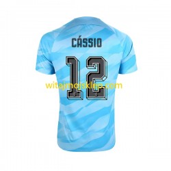 Koszulka Corinthians Cassio 12 Bramkarskie Męska Stroje Domowe 2023-2024 Krótkie Rękawy