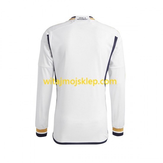 Koszulka Real Madryt Męska Stroje Domowe 2023-2024 Długie Rękawy