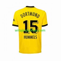 Koszulka Borussia Dortmund Mats Hummels 15 Męska Stroje Domowe 2023-2024 Krótkie Rękawy