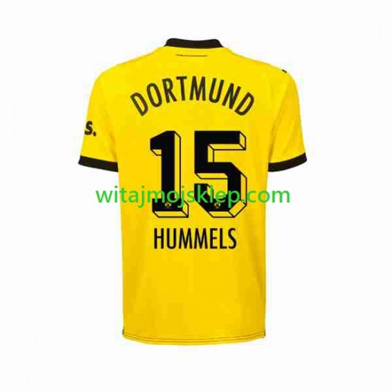 Koszulka Borussia Dortmund Mats Hummels 15 Męska Stroje Domowe 2023-2024 Krótkie Rękawy