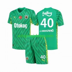 Fenerbahce Livakovic 40 Footbal Kit Bramkarskie Stroje Domowe 2023-2024 Krótkie Rękawy