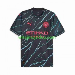 Koszulka Manchester City Haaland 9 Special Printing Męska Trzeci Strój 2023-2024 Krótkie Rękawy