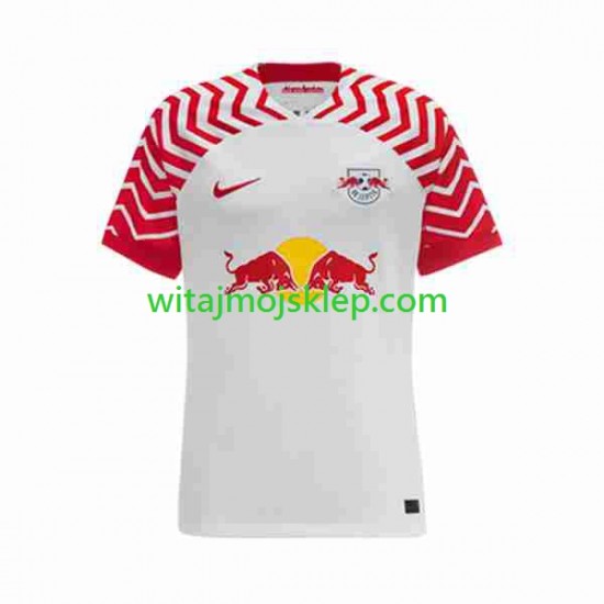 Koszulka RB Leipzig Męska Stroje Domowe 2023-2024 Krótkie Rękawy