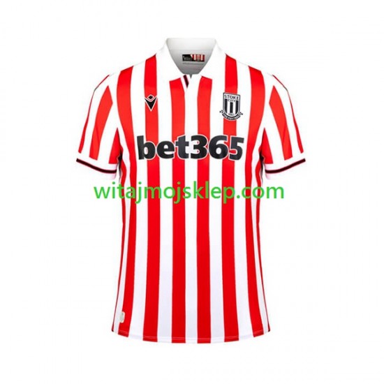 Koszulka Stoke City Męska Stroje Domowe 2023-2024 Krótkie Rękawy