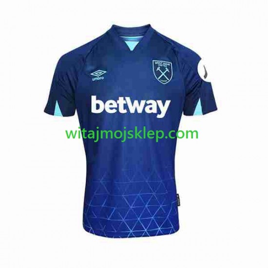 Koszulka West Ham United Męska Trzeci Strój 2023-2024 Krótkie Rękawy