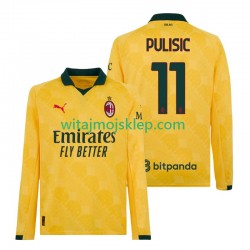 Koszulka AC Milan Christian Pulisic 11 Męska Trzeci Strój 2025-2026 Długie Rękawy