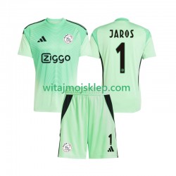 Koszulka AFC Ajax Vitezslav Jaros 1 Bramkarskie Dziecięca Stroje Domowe 2025-2026 Krótkie Rękawy