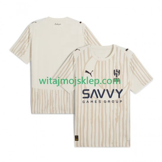 Koszulka Al Hilal CWC Męska Stroje Wyjazdowe 2025-2026 Krótkie Rękawy