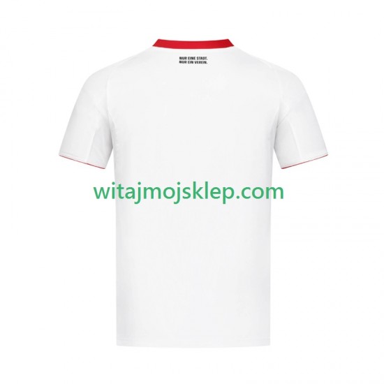 Koszulka Eintracht Frankfurt Męska Stroje Wyjazdowe 2024-2025 Krótkie Rękawy