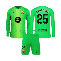 Koszulka FC Barcelona Szczesny 25 Bramkarskie Dziecięca Stroje Domowe 2025-2026 Długie Rękawy