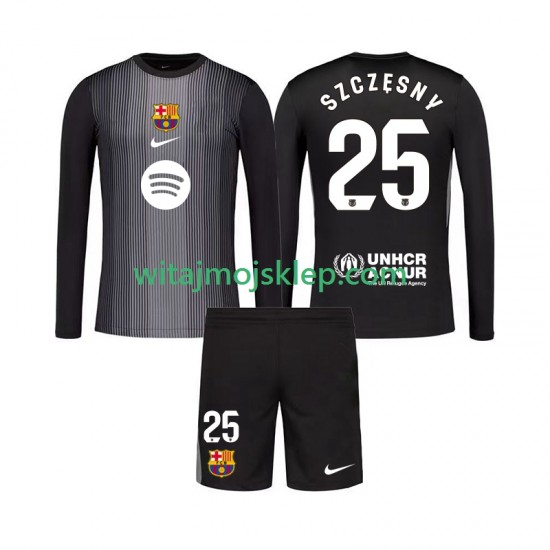Koszulka FC Barcelona Szczesny 25 Bramkarskie Dziecięca Trzeci Strój 2025-2026 Długie Rękawy