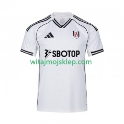 Koszulka Fulham Męska Stroje Domowe 2025-2026 Krótkie Rękawy Koszulka Fulham Męska Stroje Domowe 2025-2026 Krótkie Rękawy