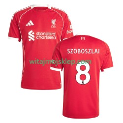 Koszulka Liverpool Dominik Szoboszlai 8 Męska Stroje Domowe 2025-2026 Krótkie Rękawy