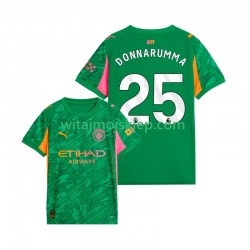 Koszulka Manchester City Gianluigi Donnarumma 25 Bramkarskie Męska Stroje Domowe 2025-2026 Krótkie Rękawy