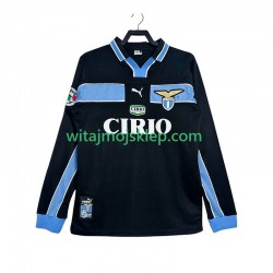 Koszulka SS Lazio Retro Męska Stroje Wyjazdowe 1998 1999 Długie Rękawy