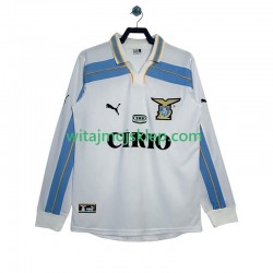 Koszulka SS Lazio 2000 Retro Męska Stroje Wyjazdowe 1999 Długie Rękawy