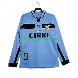 Koszulka SS Lazio Retro Męska Stroje Domowe 1998 1999 Długie Rękawy