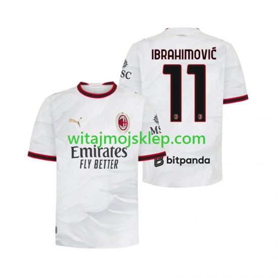 Koszulka AC Milan Ibrahimović 11 Męska Stroje Wyjazdowe 2026-2027 Krótkie Rękawy