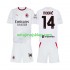 Koszulka AC Milan Modrić Luka 14 Dziecięca Stroje Wyjazdowe 2026-2027 Krótkie Rękawy