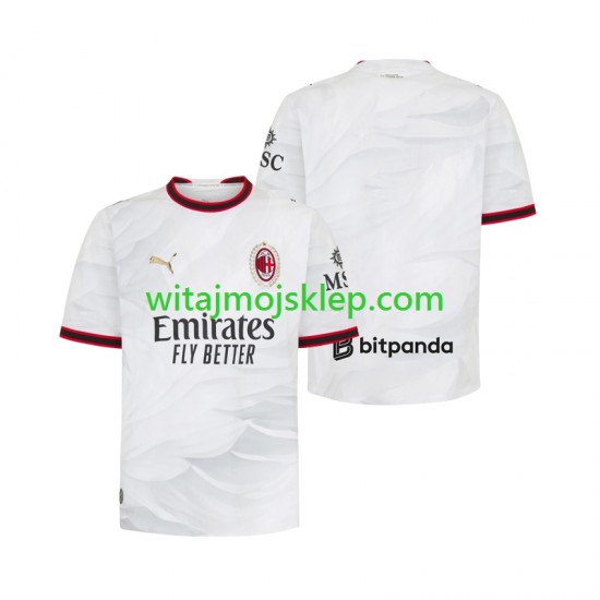 Koszulka AC Milan Męska Stroje Wyjazdowe 2026-2027 Krótkie Rękawy