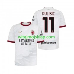 Koszulka AC Milan Pulisic 11 Męska Stroje Wyjazdowe 2026-2027 Krótkie Rękawy Koszulka AC Milan Pulisic 11 Męska Stroje Wyjazdowe 2026-2027 Krótkie Rękawy