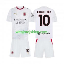 Koszulka AC Milan Rafael Leao 10 Dziecięca Stroje Wyjazdowe 2026-2027 Krótkie Rękawy Koszulka AC Milan Rafael Leao 10 Dziecięca Stroje Wyjazdowe 2026-2027 Krótkie Rękawy