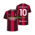 Koszulka AC Milan Rafael Leao 10 Męska Stroje Domowe 2026-2027 Krótkie Rękawy