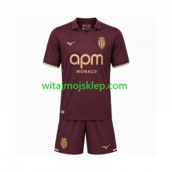 Koszulka AS Monaco Dziecięca Stroje Wyjazdowe 2026-2027 Krótkie Rękawy Koszulka AS Monaco Dziecięca Stroje Wyjazdowe 2026-2027 Krótkie Rękawy