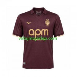 Koszulka AS Monaco Męska Stroje Wyjazdowe 2026-2027 Krótkie Rękawy Koszulka AS Monaco Męska Stroje Wyjazdowe 2026-2027 Krótkie Rękawy