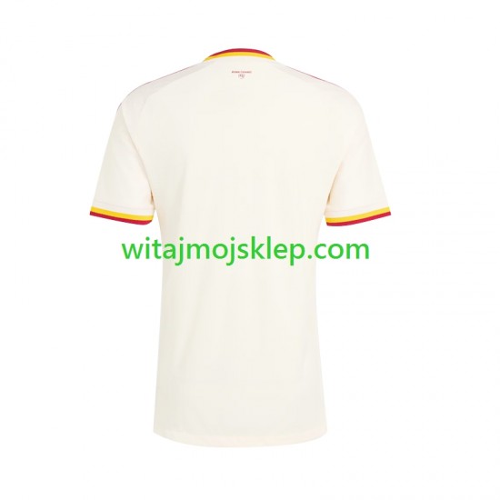 Koszulka AS Roma Męska Stroje Wyjazdowe 2026-2027 Krótkie Rękawy