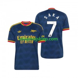 Koszulka Arsenal Bukayo Saka 7 Męska Stroje Wyjazdowe 2026-2027 Krótkie Rękawy Koszulka Arsenal Bukayo Saka 7 Męska Stroje Wyjazdowe 2026-2027 Krótkie Rękawy