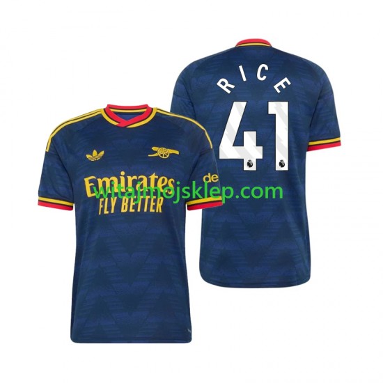 Koszulka Arsenal Declan Rice 41 Męska Stroje Wyjazdowe 2026-2027 Krótkie Rękawy