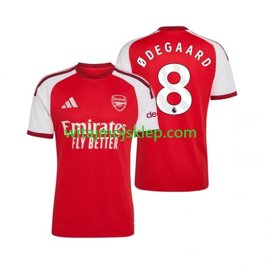 Koszulka Arsenal Martin Odegaard 8 Męska Stroje Domowe 2026-2027 Krótkie Rękawy